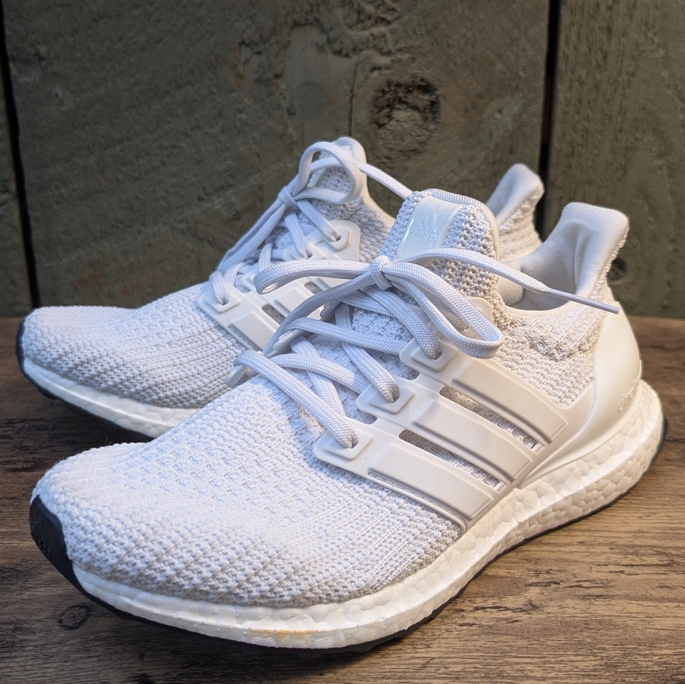 Adidas Ultra Boost FY9120 White Primeknit Primeblue Sneakers 12/2020
